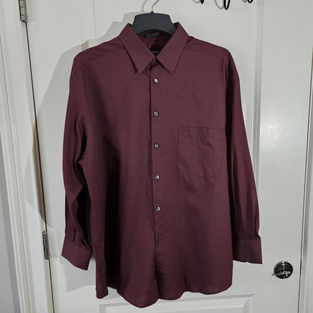 Claiborne Buttonup Longsleeve Dress Shirt Men's Size XL